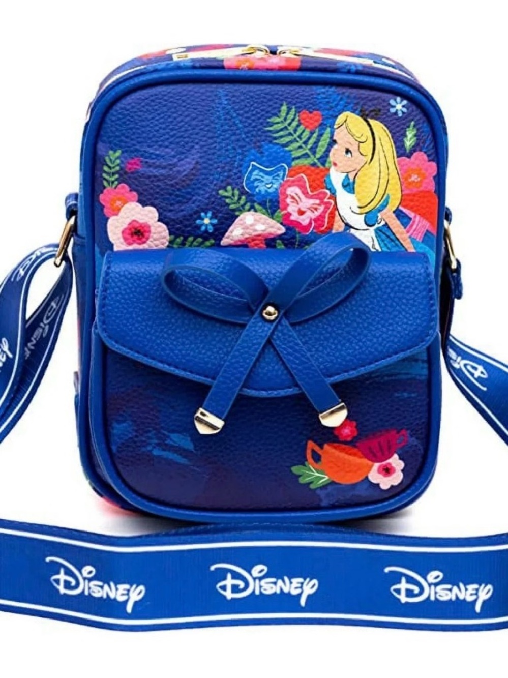 NEW w Tags WondaPop LE Disney ALICE‎ In Wonderland Crossbody Bag White Rabbit